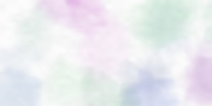 Soft pastel watercolor texture with purple green and blue paint splashes