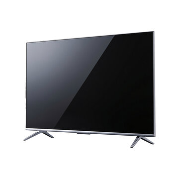 Modern Flat Screen Smart TV Transparent PNG Isolated