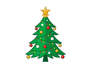 Fototapeta premium Dynamic Christmas Tree Premium Digital Asset