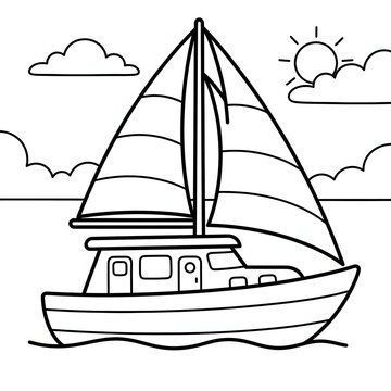 Black and white illustration of a lighthouse on a cliff.