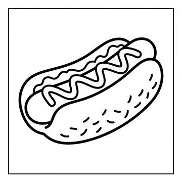 Black and white illustration of a running animal footprint.