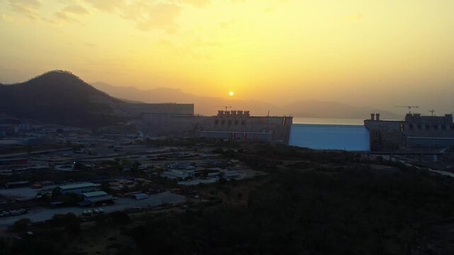 Grand Ethiopian Renaissance Dam, Nile Dam Ethiopia, Millennium Dam, Blue Nile River, hydroelectric power plant