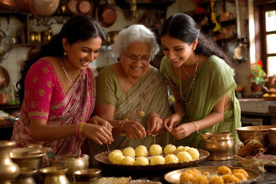 Beautiful Raksha Bandhan festival celebration featuring a loving brother and sister celebrating the sacred bond of siblings, with traditional rakhi, festive decorations, gifts, sweets, and a warm fami