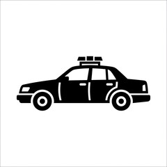 Fototapeta premium Black and white illustration of a vintage pickup truck.