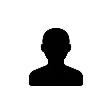 Silhouette of a person in thoughtful pose facing away.