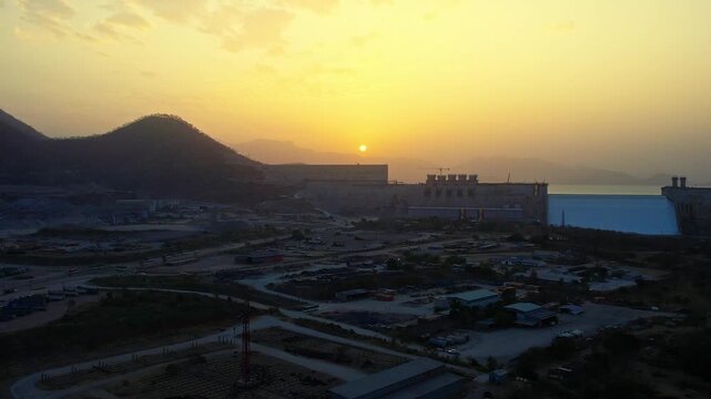 Grand Ethiopian Renaissance Dam, Nile Dam Ethiopia, Millennium Dam, Blue Nile River, hydroelectric power plant