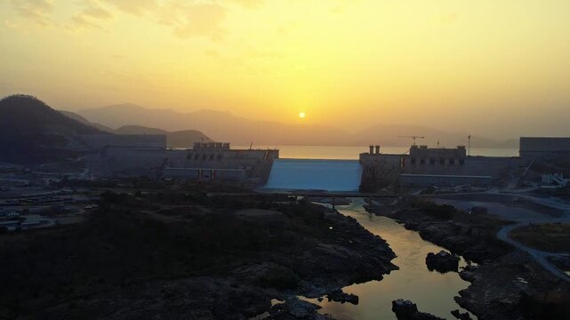 Grand Ethiopian Renaissance Dam, Nile Dam Ethiopia, Millennium Dam, Blue Nile River, hydroelectric power plant