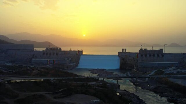 Grand Ethiopian Renaissance Dam, Nile Dam Ethiopia, Millennium Dam, Blue Nile River, hydroelectric power plant