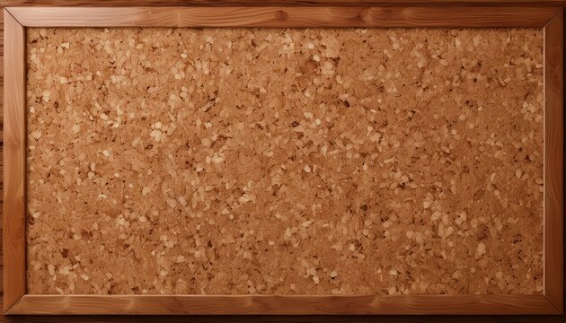empty corkboard or pinboard or bulletin board cork background in wide format