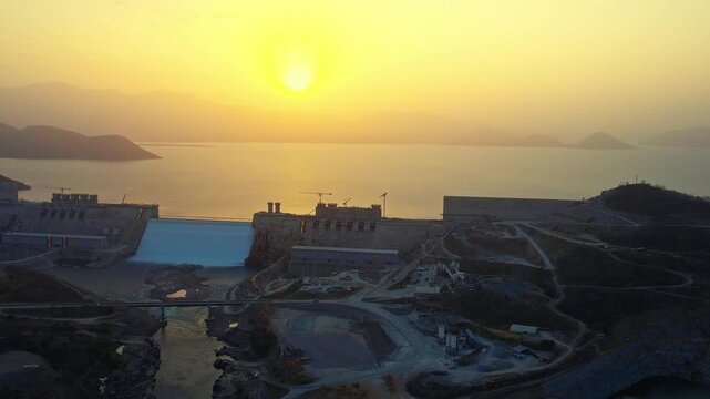 Grand Ethiopian Renaissance Dam, Nile Dam Ethiopia, Millennium Dam, Blue Nile River, hydroelectric power plant