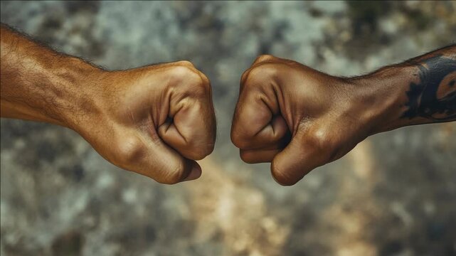 Human connection through a simple gesture of friendship or celebration