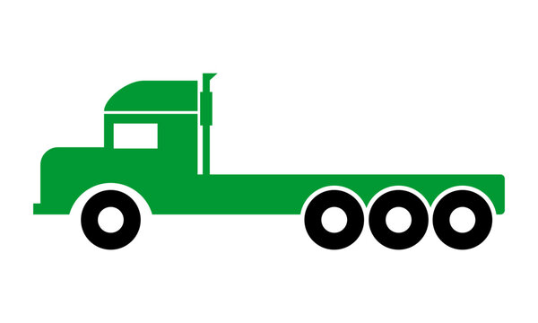 towing truck icon vector