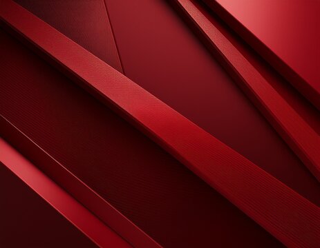 3d abstract luxury maroon polygonal shapes red gradient with diagonal stripes geometric graphic dynamic background luxuries dark backdrop simple elegant minimal blank poster cover generative ai