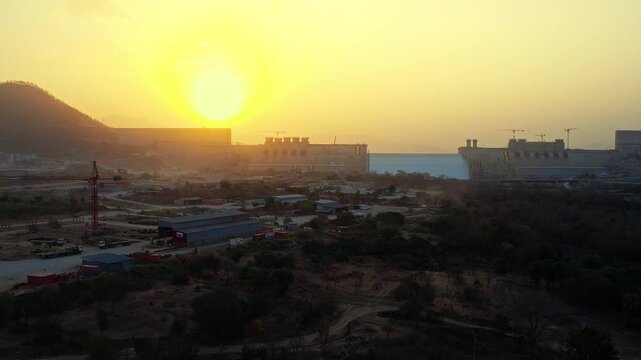 Grand Ethiopian Renaissance Dam, Nile Dam Ethiopia, Millennium Dam, Blue Nile River, hydroelectric power plant