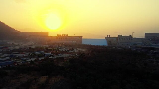 Grand Ethiopian Renaissance Dam, Nile Dam Ethiopia, Millennium Dam, Blue Nile River, hydroelectric power plant