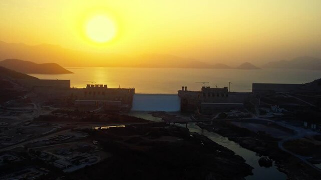 Grand Ethiopian Renaissance Dam, Nile Dam Ethiopia, Millennium Dam, Blue Nile River, hydroelectric power plant