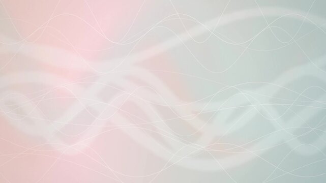 Ribbon waves and sinusoidal lines flow in a seamless loop