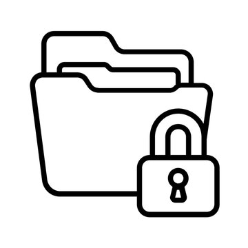 folder lock icon