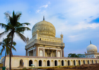 Obraz premium Qutb Shahi Tombs, Hyderabad, Estado de Telangana, Índia
