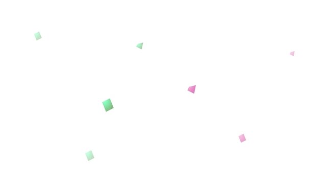 Terrazzo High Contrast Staggered Crystal Animation