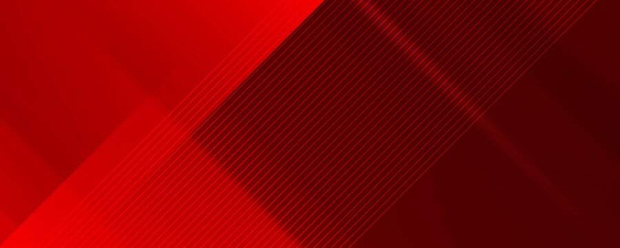 Modern abstract red geometric background featuring layered gradient shapes and clean minimalist design.
