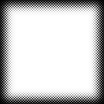 Halftone border