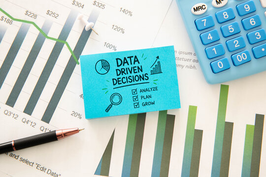 Data Driven Decisions Business Analytics and Strategic Growth Concept.