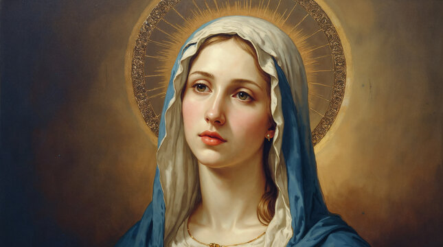 Virgin Mary Assumption into Heaven