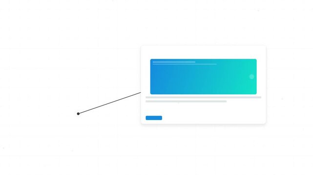 Stylus Interacting with Modern Digital User Interface Elements on a White Background.