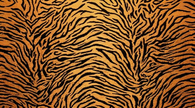tiger fur pattern close up orange black stripes textured animal skin natural background
