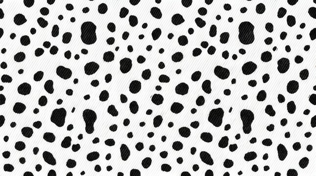 black and white spotted pattern with irregular organic shapes seamless texture background