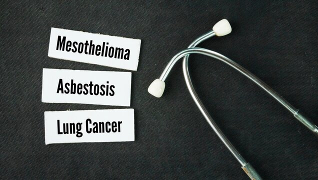 Three major health conditions linked to breathing in asbestos fibers are Mesothelioma, Asbestosis, Lung Cancer word. These illnesses typically take many years to develop after exposure