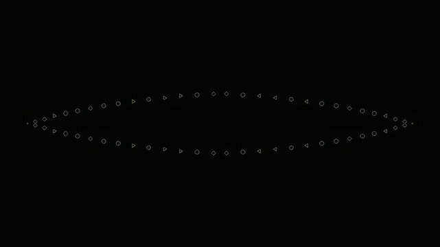 Abstract black background with circular dot pattern design