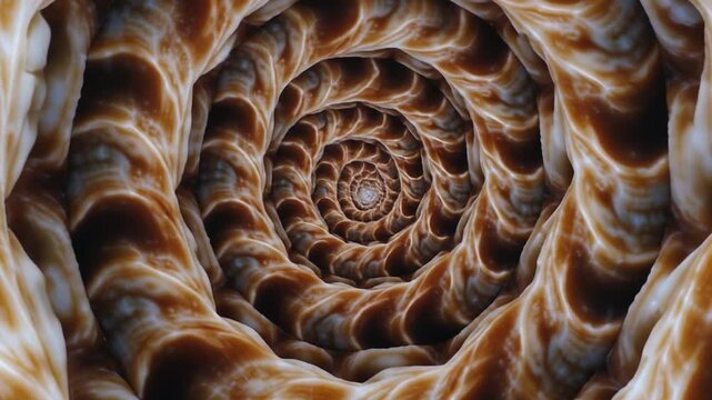 close-up timelapse of unfurling fern fiddleheads in nature