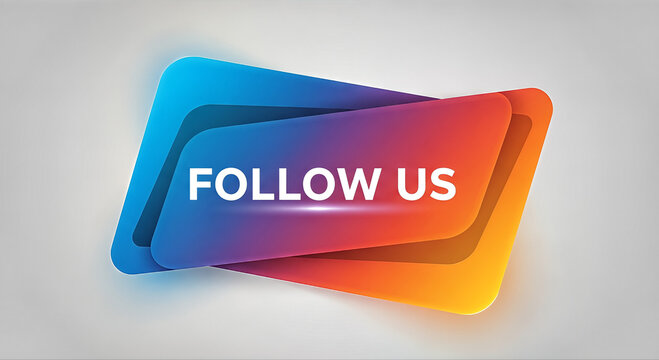 Follow us social media text 5.