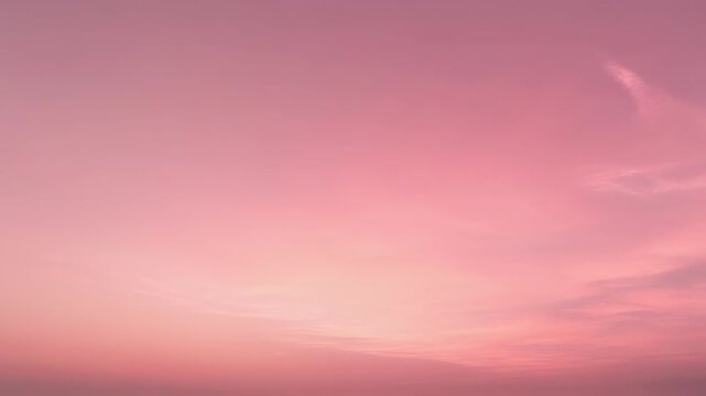 soft pink gradient sky sunset transition video