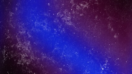 Abstract dark blue and purple gradient background with a subtle grunge texture and light dust particles © BasharCreates