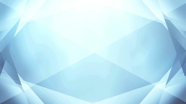 Abstract blue light background with geometric shapes and soft smooth motion graphic design element for professional video production creative presentation template.