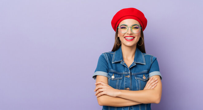 Expressive woman or girl shouting loudly into a megaphone perfect for creative advertising and posters