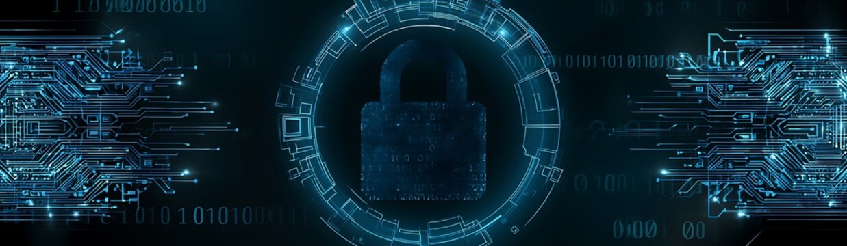 Secure digital space. Virtual confidential, programming protection.