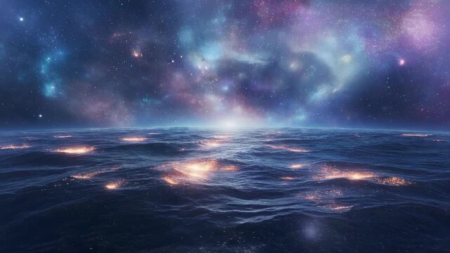 Aurora borealis dancing across starry night sky timelapse
