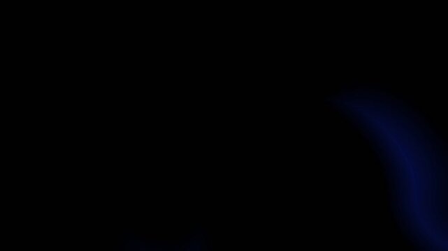 Abstract dark blue animated background with a subtle glowing curve emerging from a black space. Ideal for cinematic visuals, motion graphics, technology themes, video backdrops, and futuristic designs