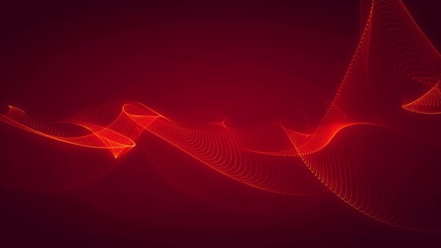 Futuristic Abstract Particle Wave background.