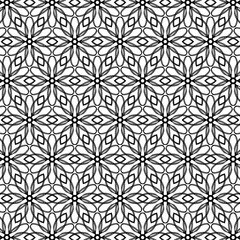 Fototapeta premium Floral patterns symmetry geometry repeat