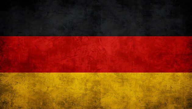 Distressed grunge flag of germany background