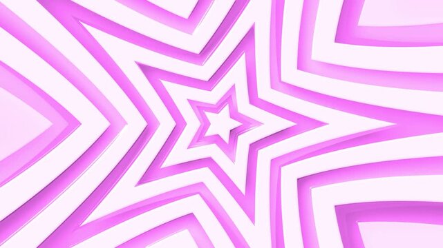 Abstract star pattern with layered geometric lines, creating a clean modern background animation