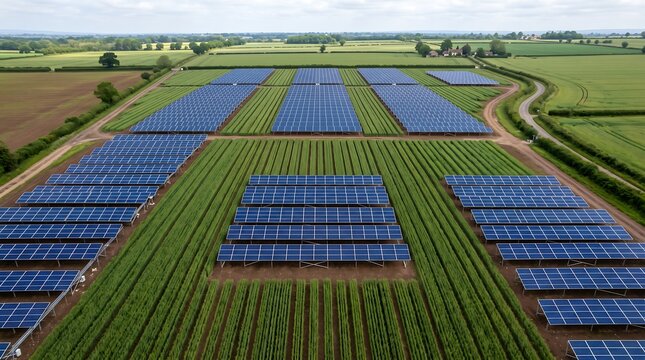 Solar Energy Installation Farmland Technology