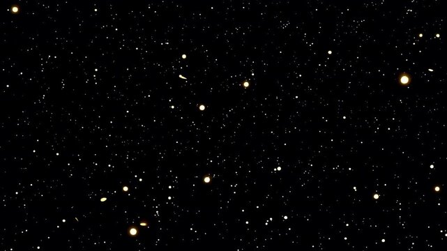 twinkling stars in deep space timelapse