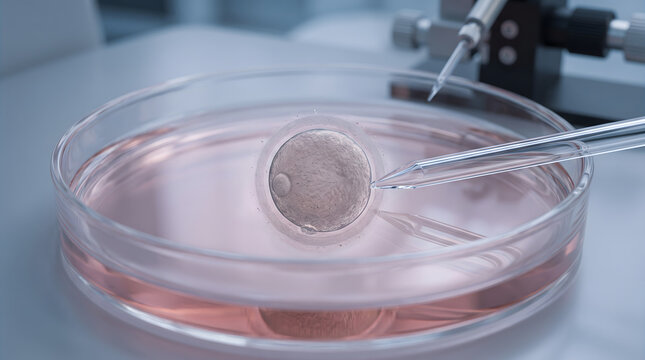 Microscopic Embryonic Cell Injection Development for Fertility and Medical Research
