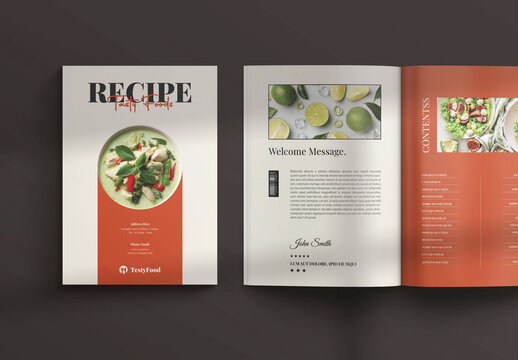 Cookbook Magazine Layout